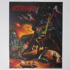 Coca Cola Return Of The Jedi Promo Poster Hi C Star Wars Film Teaser 1983