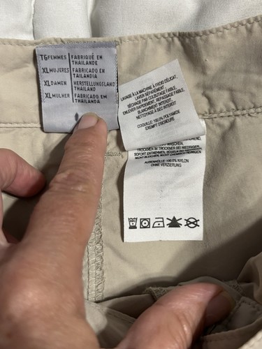 Columbia Titanium Shorts Mens XL Khaki Cargo Omni Dry Packable Outdoor Hiking - Picture 6 of 6