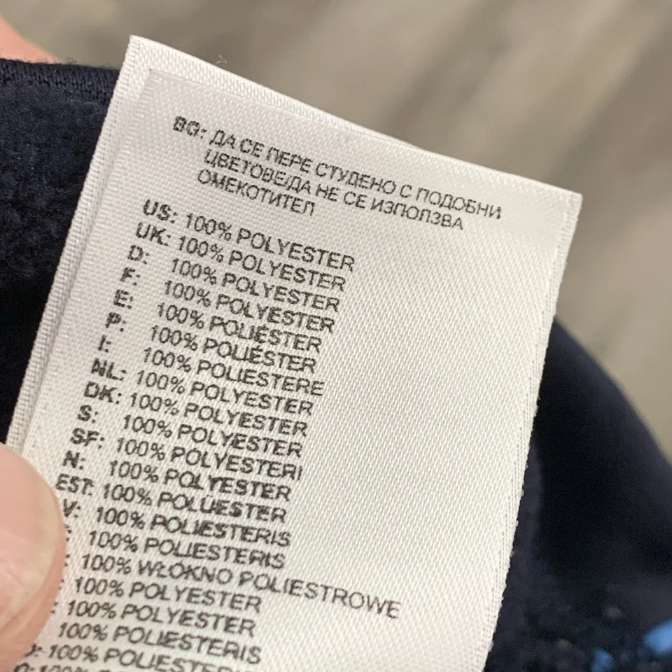 Pullover Adidas Golf 1/4 Cremallera Mujer Pequeño Azul Climalite Cuello Simulado Vellón Foto 4 de 4