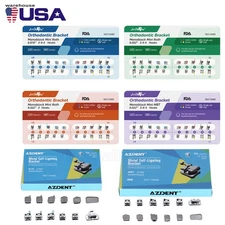 Dental Orthodontic Braces Monoblock Brackets Mini Roth/MBT 018/022 Hooks 3/345