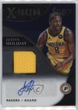 2020 Panini Select X-Factor Memorabilia Signatures /249 Justin Holiday Auto 0s3