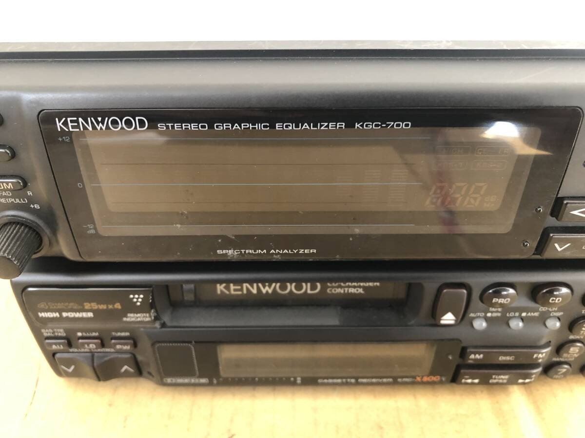 KENWOOD KGC-700 / KRC-X800 Cassette Player Graphic Equalizer Car Audio