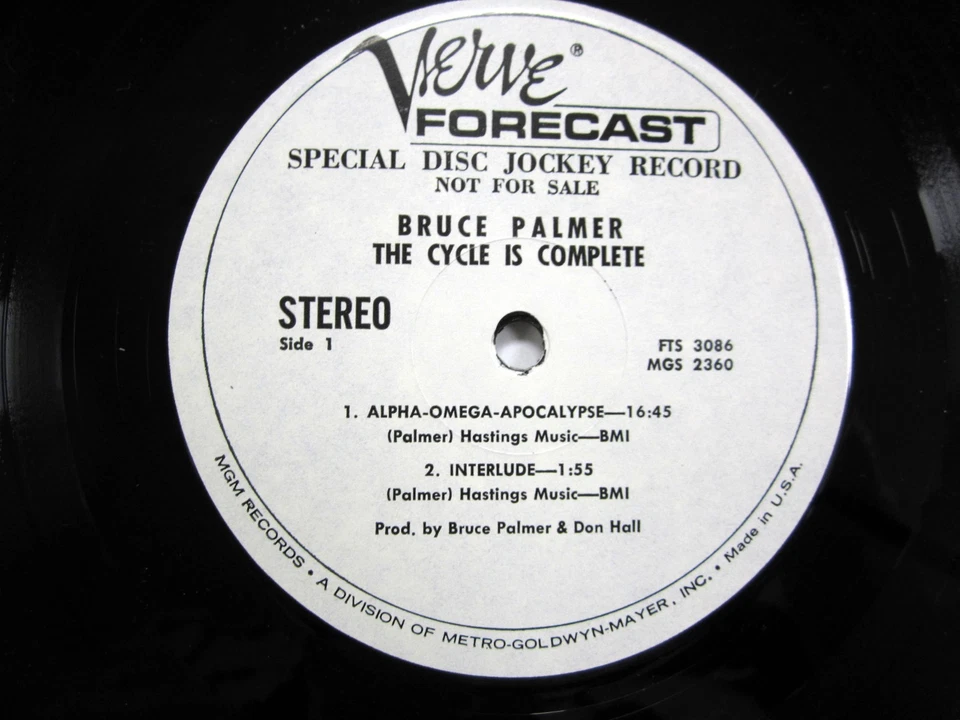 BRUCE PALMER Verve LP 1970 Psych folk PROMO Near-MINT vinyl Buffalo Springfield - Image 2 of 4