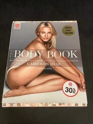 CAMERON DIAZ SIGNED BOOK HARDCOVER THE BODY BOOK 2013 SOMETHING ABOUT MARY - Image 1 of 2