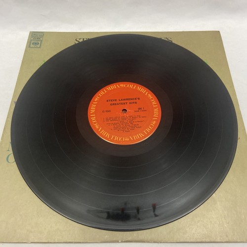THE STEVE LAWRENCE GREATEST HITS 1967 COLUMBIA RECORDS GO AWAY LITTLE GIRL LP - Picture 5 of 7