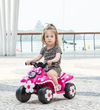 6V Minnie Mouse Quad Battery Powered Kids Ride-On  2 MPH  Realistic Horn Ages 3+