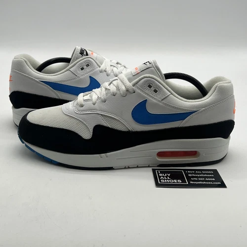 Size 11.5 - Nike Air Max 1 Photo Blue Total Orange (AH8145-112)