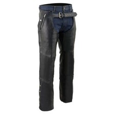 Milwaukee Leather SH1191 Men's Snap-Out Thermal Lined Motorcycle Rider Chaps