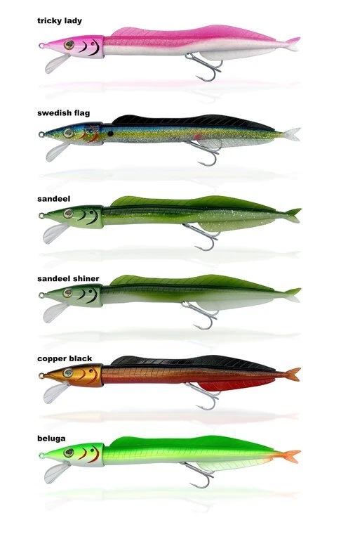 Rhino Sandeel Holder Baitholder m. Sandaal Schleppköder 20cm, 25g,Trollingköder - Bild 2 von 2