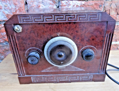 Vintage Regentone 2 Ventile vollelektrischer Griff Kondensator Messschieber Antrieb UNGETESTET 