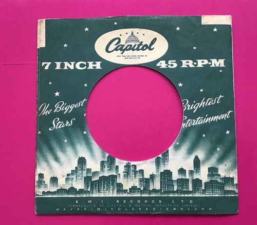 S49 Ten Replica/Copies Of Original Early Capitol Label, Company Record Sleeve - Picture 2 of 2