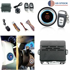 1 Key Start Ignition Engine Starter Remote Al...