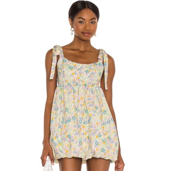 NWT Lovers + Friends Kian Mini Dress in Catherine Floral Size Large