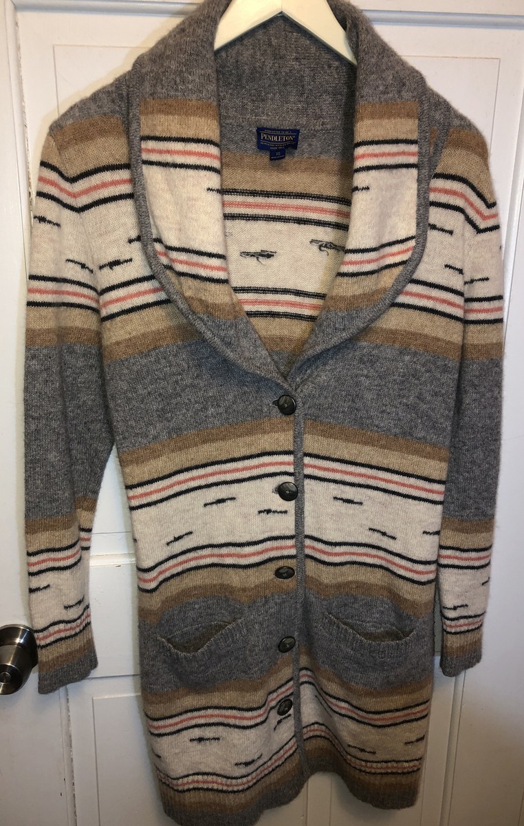 pendleton shawl collar cardigan