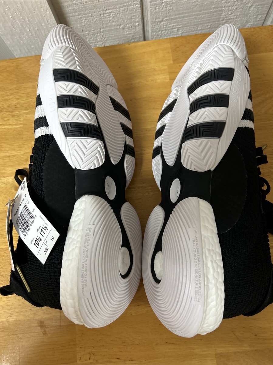Adidas Trae Young 2.0 Basketball Shoes White/ Black Size
