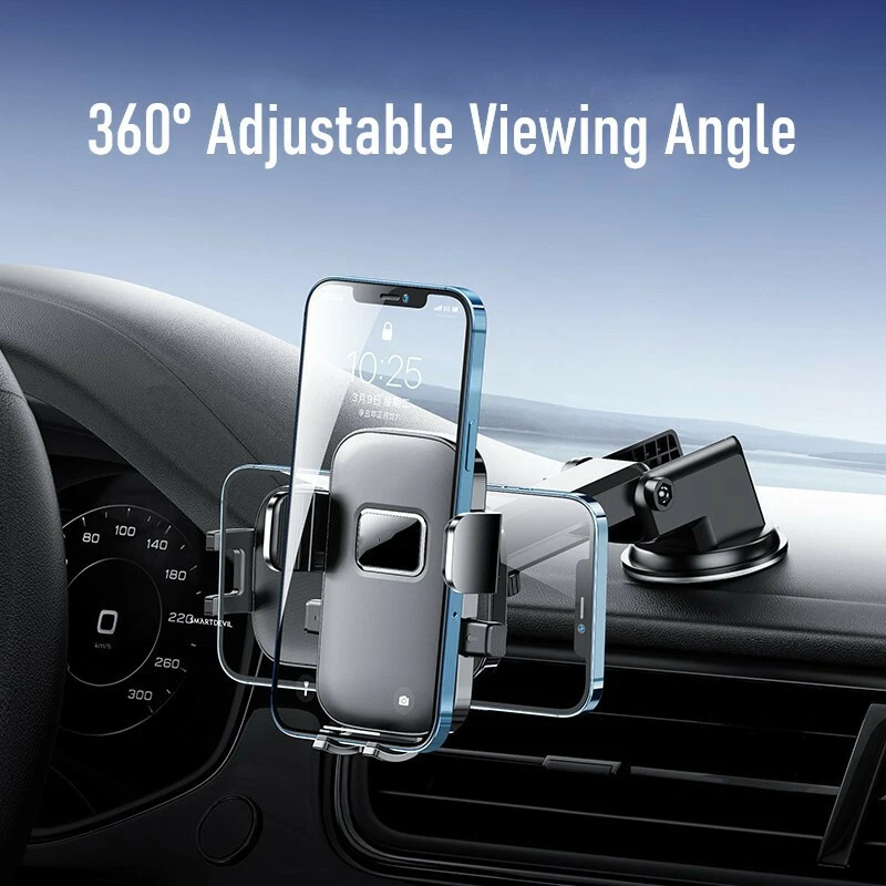 360° Mount Holder Car Windshield Stand For Mobile Cell Phone iPhone Samsung GPS - Image 3 of 4