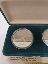 1988 Olympic Coins Indiana Canadian Commemorative Coins for