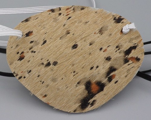 Weltbeste Augenklappe Leder (Hair-on) Tier Design A-2 austauschbar Gummizug - Bild 13 von 21