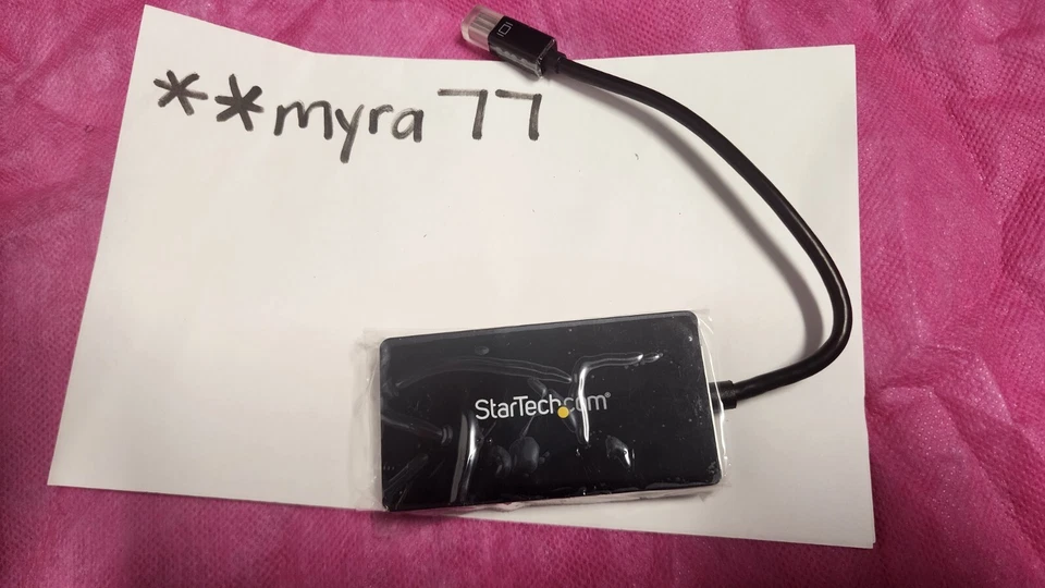 StarTech Mini Display Port to HDMI/VGA/DVI Adapter MDP2VGDVHD - Image 2 of 3