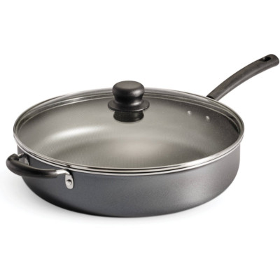 Primaware 5 Quart Non-Stick Covered Jumbo Cooker Heat and Shatter Resistant