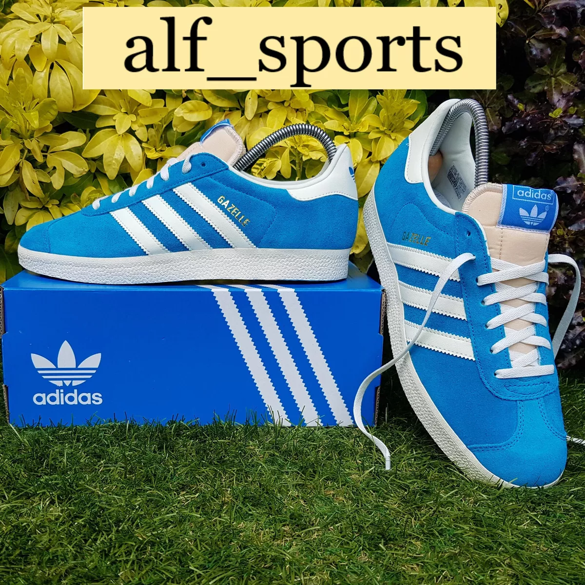 Adidas mens shop gazelle suede trainers