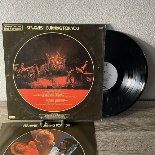 Strawbs Burning For You 1977 Oyster Records Vinyl LP Album Patrick Woodrof Art - Picture 2 of 6