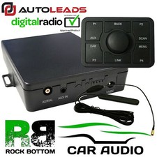 Autoleads AD-100 FM Transmitter In Car Stereo DAB+ Radio Aux In Adaptor & Aerial