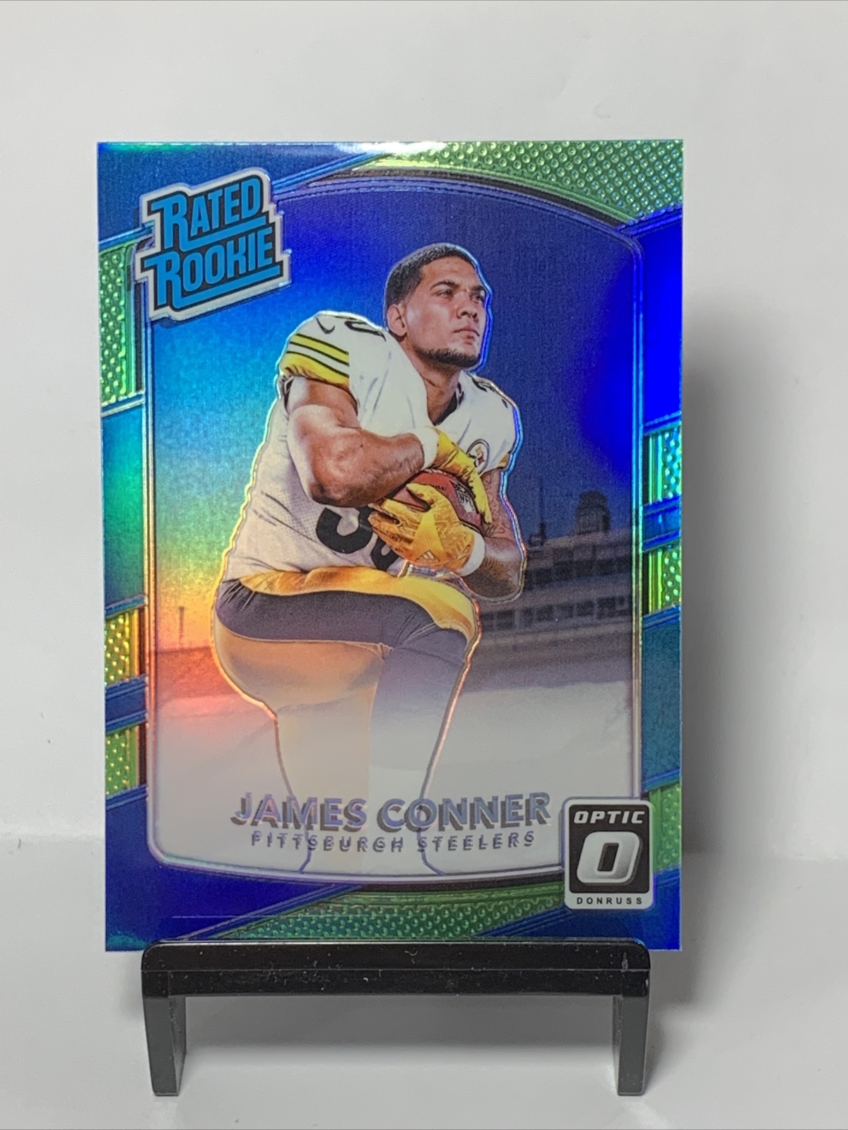 2017 Optic James Conner LIME GREEN HOLO Rated Rookie Card