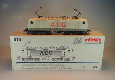 Märklin H0 3441 E-Lok Baureihe 143 001-6 AEG der DB 2~ Delta / Digital OVP #8802