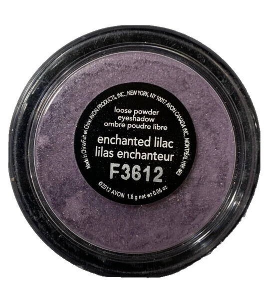 Avon Loose Powder Purple Eye Makeup