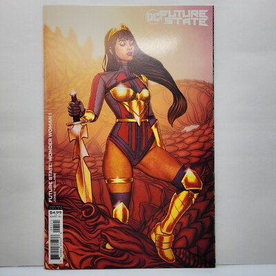 #ad Future State Wonder Woman #1 Variant Jenny Frison Card Stock Cover 2021 Comic $11.98