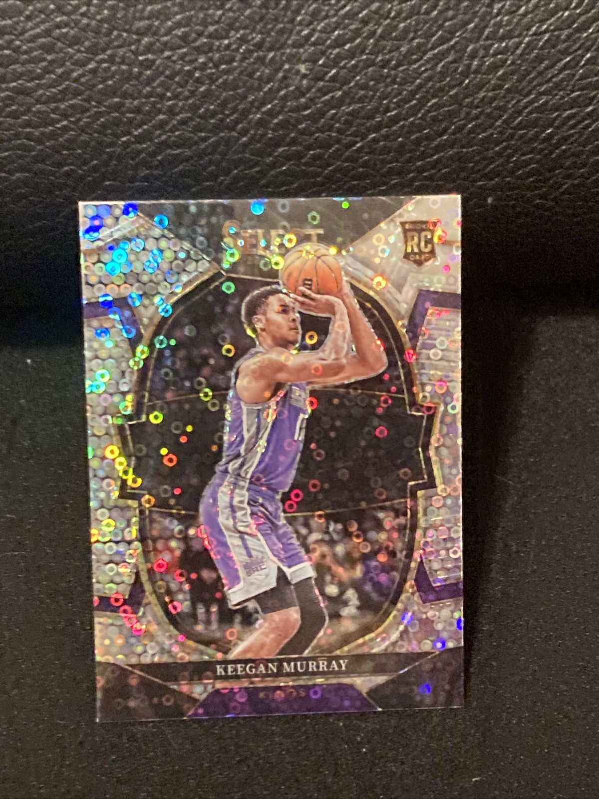 2022-23 PANINI SELECT KEEGAN MURRAY #81 ROOKIE DISCO PRIZM SACRAMENTO KINGS
