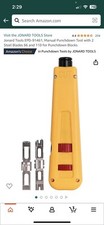 Jonard Tools  Punchdown Tool with 66  110 Combined Blade
