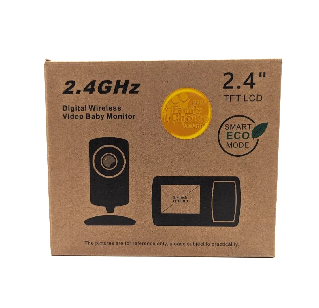 VTimes HB31 White Black 2.4 GHz TFT LCD Digital Wireless Video Baby Monitor