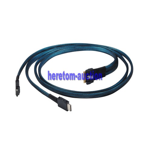 Ultraport Slimline SAS Slim 4.0 SFF-8654 8i 74pin to Dual Oculink SFF-8611 Cable - 第 13/20 張圖片