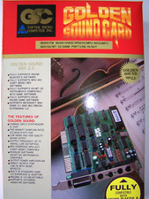 TOPTEK Golden Sound Card Vers. 2.5 ISA 8 Bit / DOS PC 286 386 486 MPU-401 - NEW