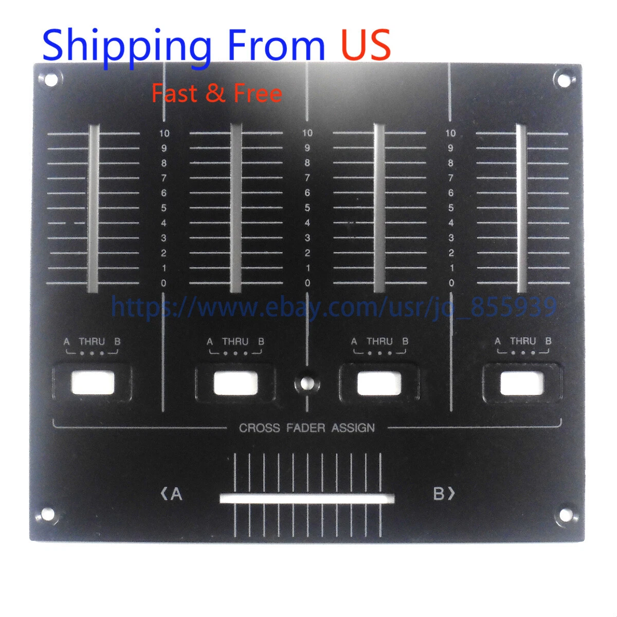 1PCS Dah2830 metal fader panel for pioneer djm-900nexus djm900 