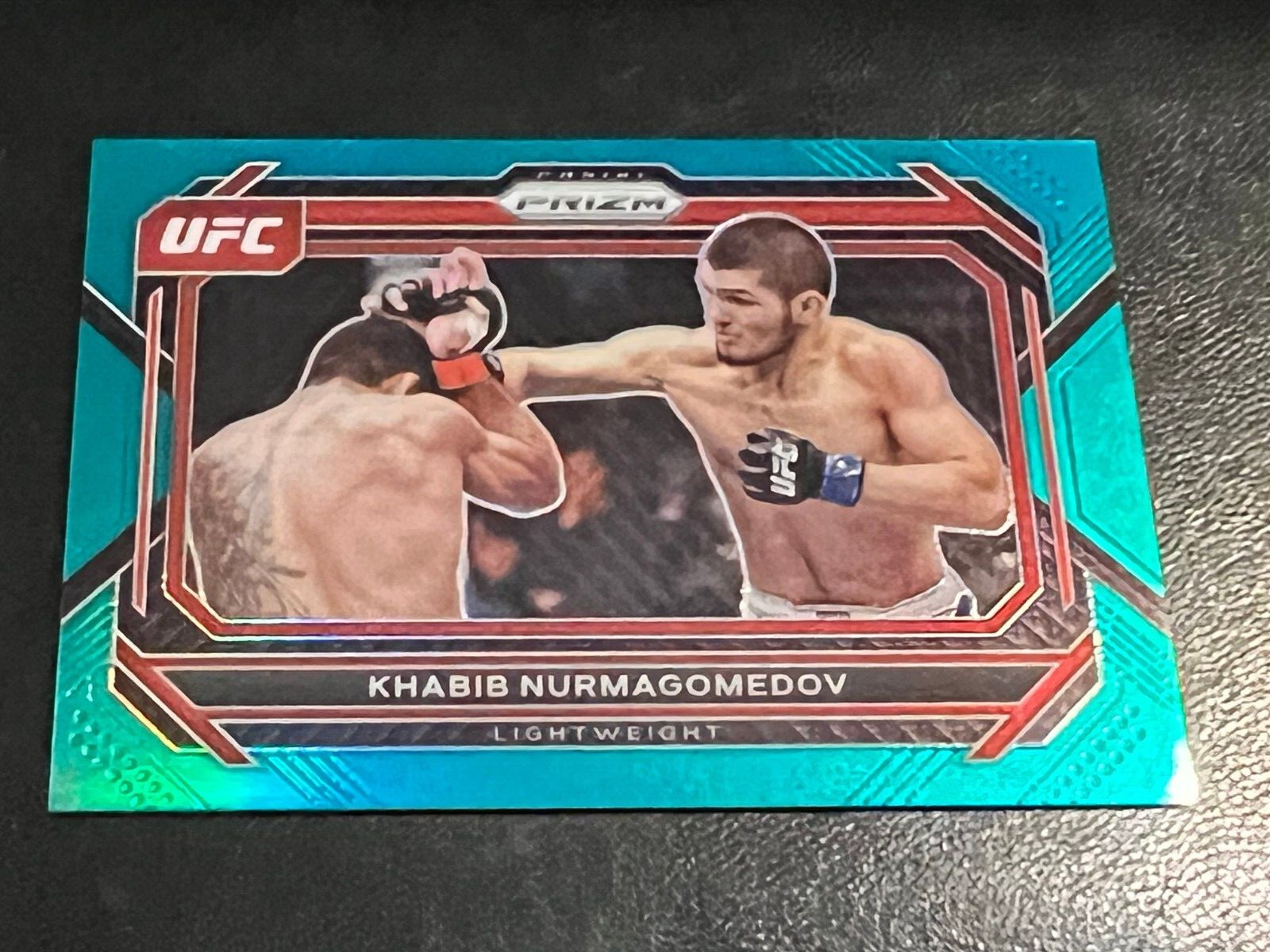 2023 UFC Prizm 45 Khabib Nurmagomedov Teal Prizm SP 31/49