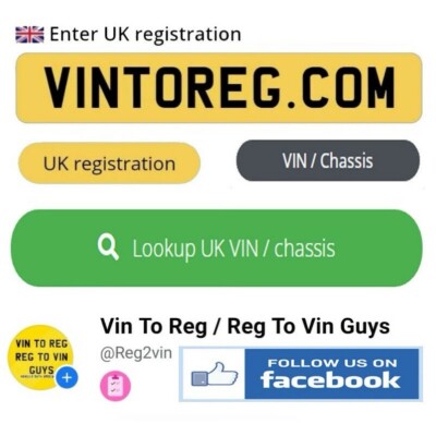 Registration Number How Do I Get A New V5c VIN TO REG REGISTRATION