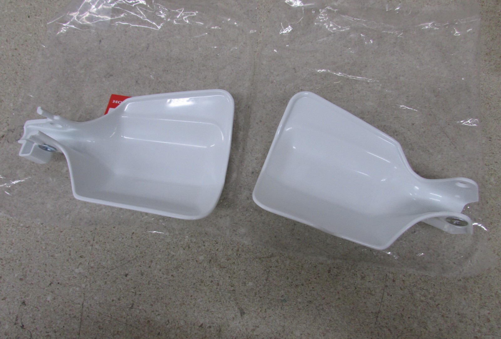 NOS 0924 HONDA XR650L XR 650L OEM LH & RH HANDGUARDS SET ROSS WHITE 9308 eBay