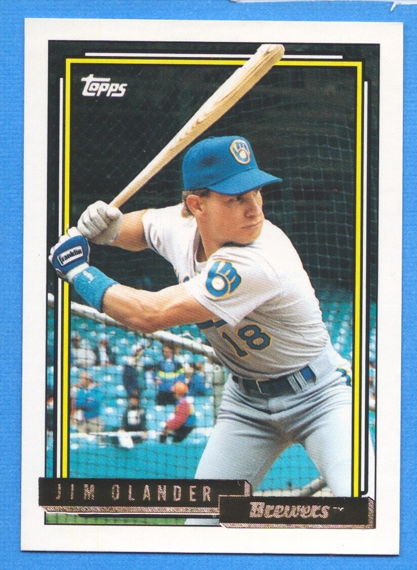 1992 Topps Gold #7 Jim Olander Brewers