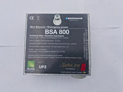 Sodimas Safeline Bsa 800 Emergency Power Elevator Parts Lift
