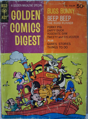 Golden Comics Digest #10 (May 1970) Bugs Bunny/Roadrunner/Porky/Daffy/Tweety
