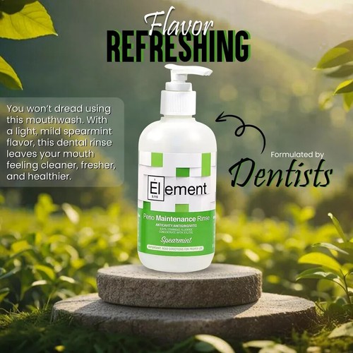 ELEMENT 0.63% Stannous Fluoride Antimicrobial Rinse Mouthwash MINT Like PERIOMED - 第 6/7 張圖片
