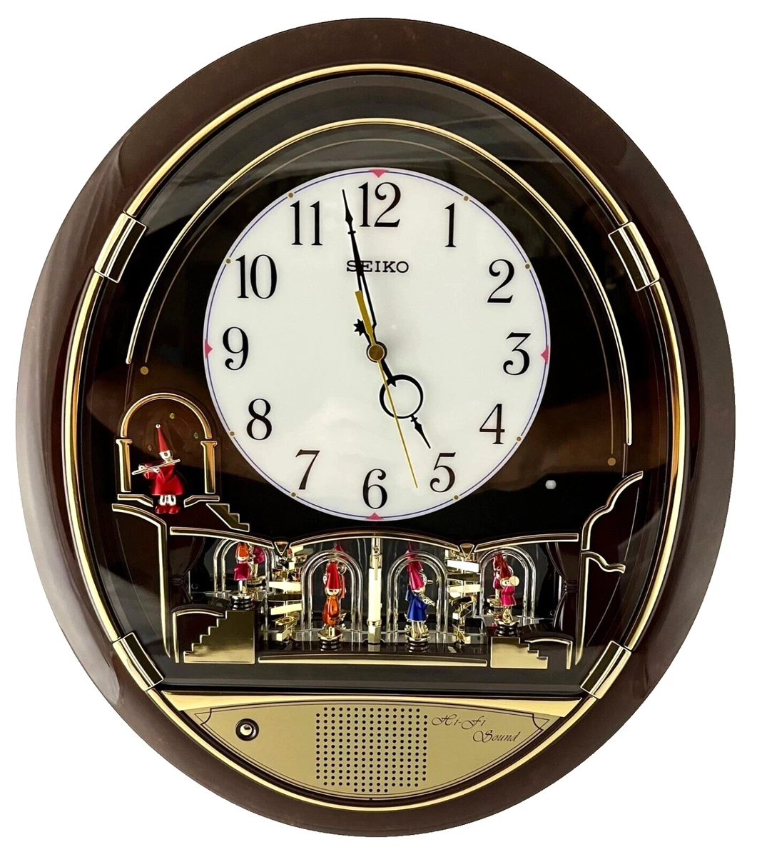 Vintage Seiko Melodies in Motion HI Fi Musical LED Wall Clock
