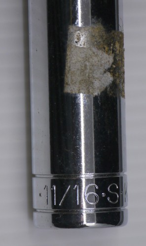 SK TOOLS 40822 11/16 INCH DEEP SOCKET, 1/2 INCH DRIVE, NICE CONDITION - Picture 3 of 5