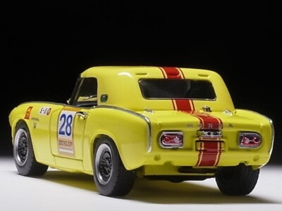 EBBRO 43934 1:43 SCALE HONDA S800 RACING 1967 SUZUKA 1000KM DIE
