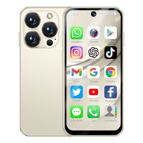 Unlocked Mini 4G Phone with 4GB+64GB - Small Smartphone 3.8" HD Touch Screen - 第 3/25 張圖片