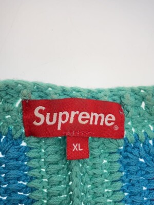 Supreme Hand Crocheted Sweater Multicolor Size XL SS22 | eBay