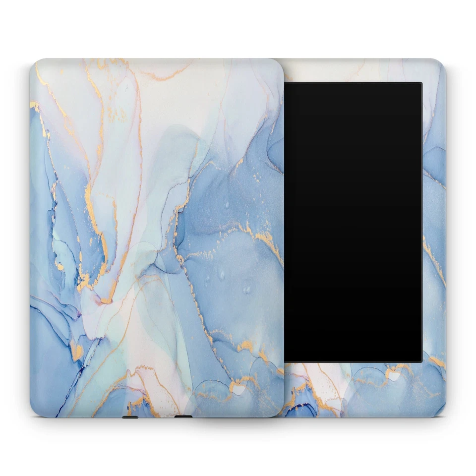 Marble Blue Amazon Kindle Skin | Kindle Skin Vinyl Wrap - All Kindle Models - Image 2 of 4